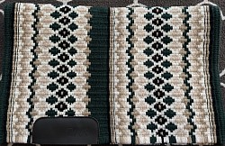 SOLD- Hunter green, creams and tans $195