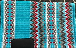 Light Blue base with greys, reds and blue accents $195