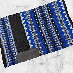 Black base with blue, grey and white accents $195