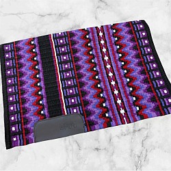 Black base with purples, reds, and white accents $195